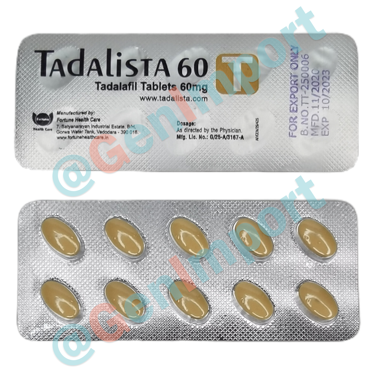 Tadalista Тадалиста 60, аналог сиалиса (тадалафил, tadalafil)